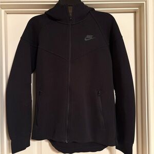 Nike Sportswear Tech Windrunner Black Zip-Up Hooded Jacket